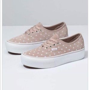 VANS Polka Dot Platform Shoes
